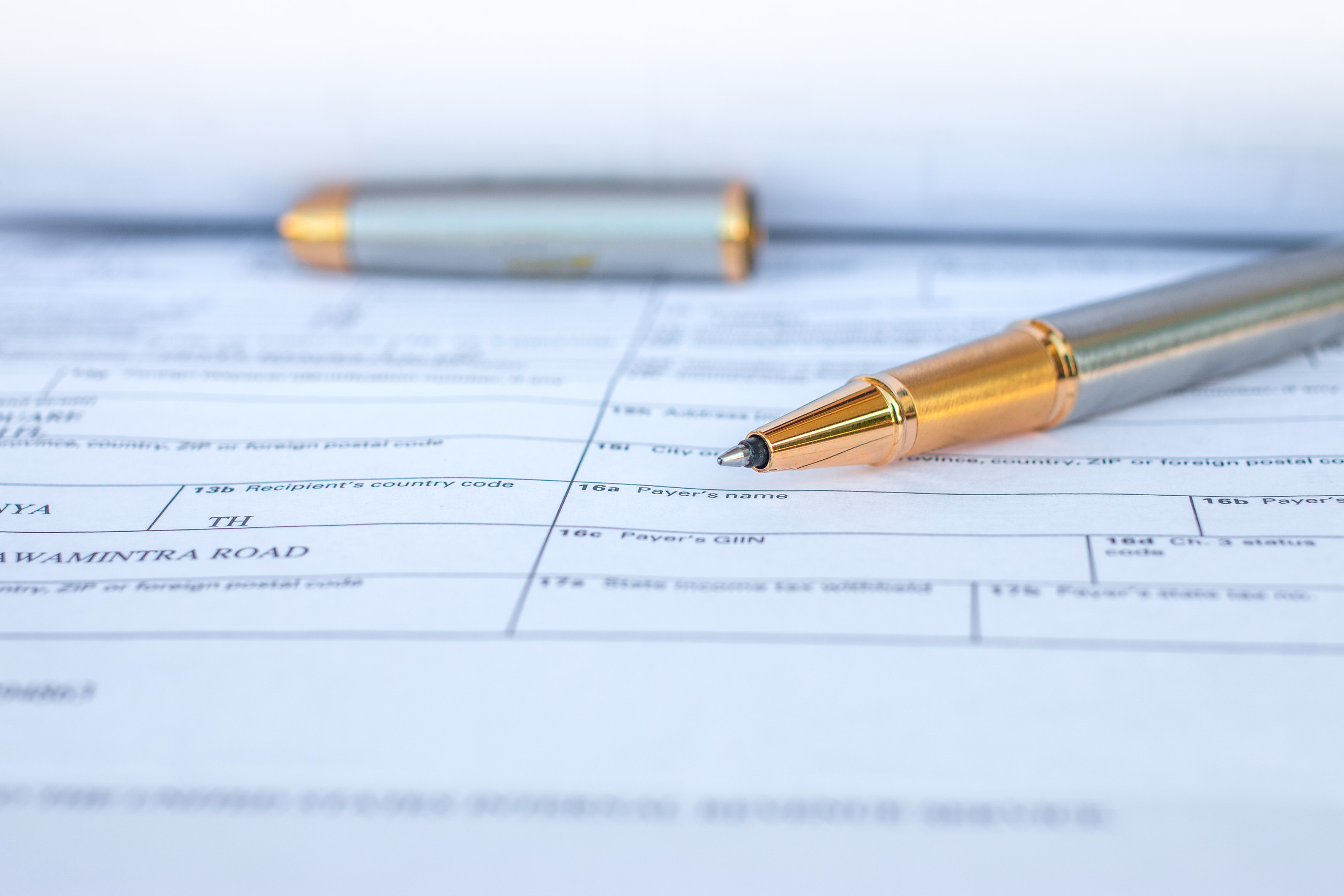 Paperwork and documents for rebate applications